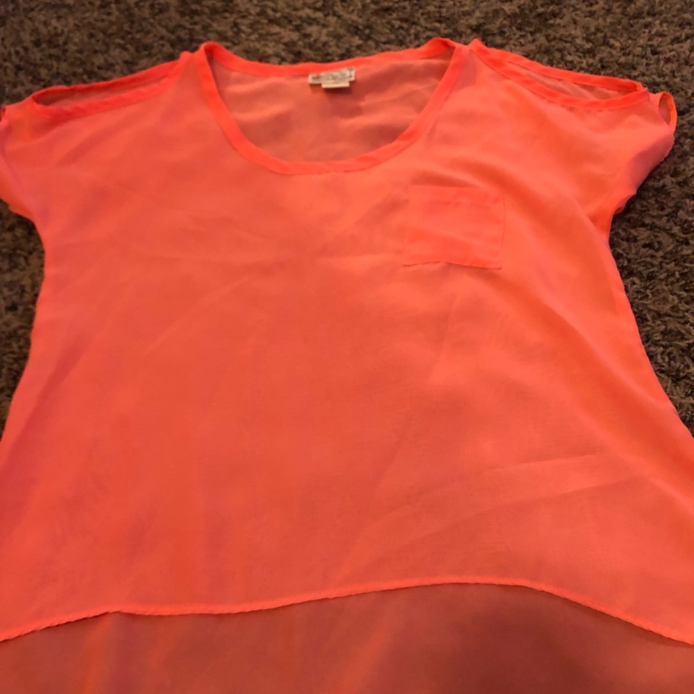 Pretty Rebellous cold-shoulder top